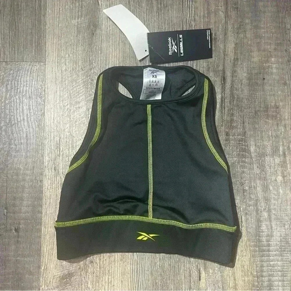 Reebok Les Mills High Neck Sports Bra-Crop Top size XS - Picture 3 of 5
